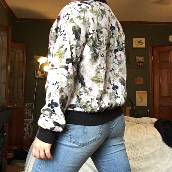 Sanctuary floral bomber jacket - Picture 3 of 5